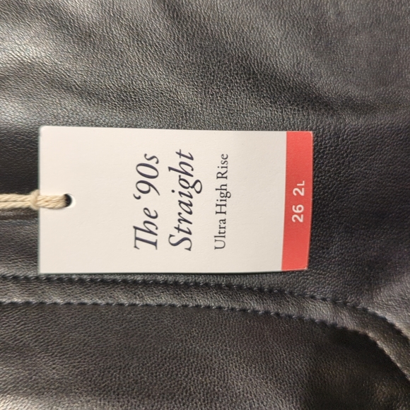 Abercrombie and Fitch vegan leather pants size 26 Long - Picture 3 of 6